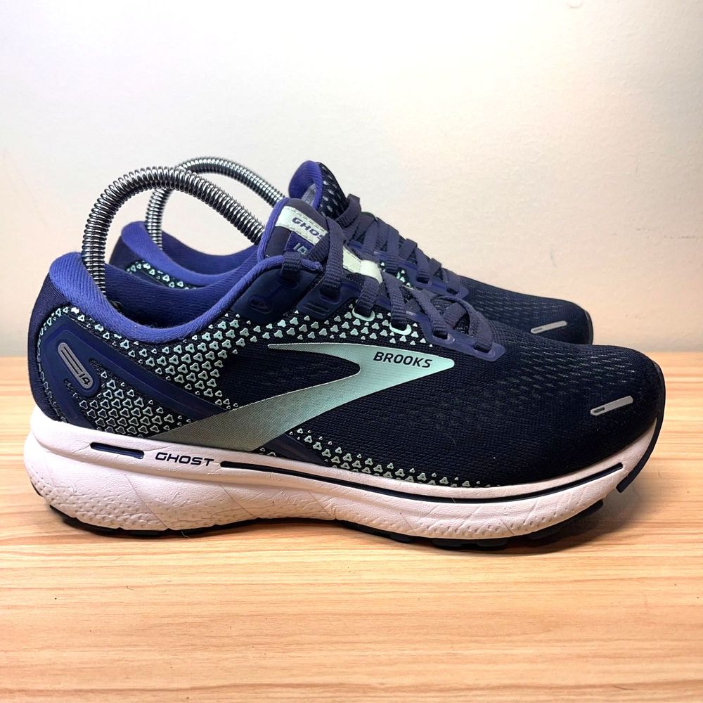 Brooks Ghost 14 Womens Size 10.5 Sneakers Blue Running Training Athletic Shoes
